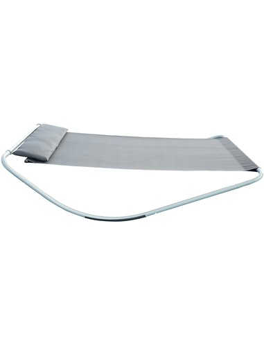 Outsunny Single Rocking Bed Hammock-Grey