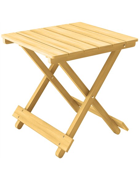 Outsunny Wooden Foldable Outdoor Coffee Table - pic 126426 | FastDaddyshop