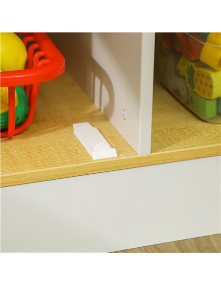 AIYAPLAY Kids Play Kitchen, Pretend Play Kitchen with Realistic Oven, Stove, Sink, Kitchen Accessories, White - pic 126587 | FastDaddyshop
