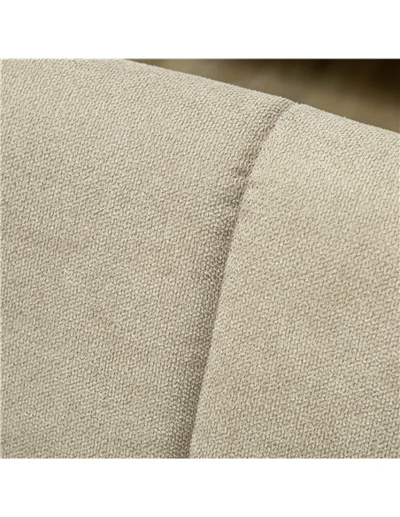 HOMCOM 3 Seater Sofa, Modern Fabric Sofa Couch, Channel Tufted Upholstered Sofa Settee for Living Room, Guest Room, Bedroom, Hom - pic 126902 | FastDaddyshop