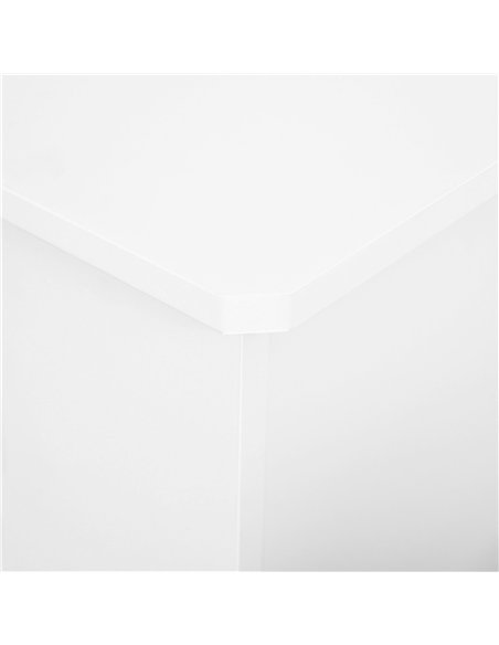 HOMCOM Radiator Cover, Modern MDF White Painted Cabinet with Horizontal Slats for Living Room, Bedroom, 172L x 19W x 81H cm - pic 127054 | FastDaddyshop