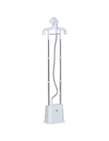 HOMCOM Upright Garment Clothes Steamer with 6 Steam Setting, 45s Fast Heat-up, 1.7L Water Tank and 45min Steamer, Wrinkle and Od - pic 127074 | FastDaddyshop