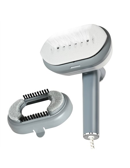 HOMCOM Clothes Steamer, 1200W Portable Handheld Garment Steamer for Home and Travel, Wrinkle Remover with Detachable Water Tank, - pic 127083 | FastDaddyshop