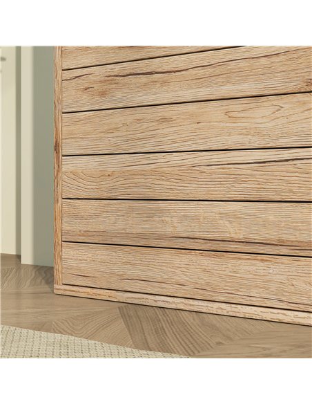 HOMCOM 12-Shoe Flip Drawer Storage Cabinet - Brown Wood-Effect - pic 127289 | FastDaddyshop