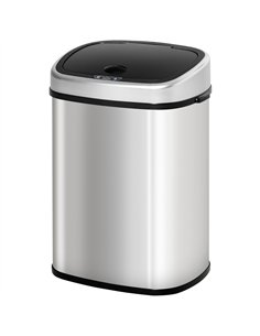 HOMCOM Stainless Steel Kitchen Sensor Dustbin Automatic Touchless Rubbish Garbage Waste Bin 58L Silver