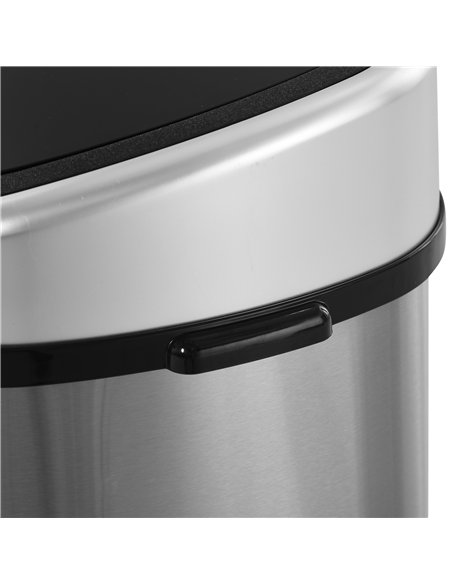 HOMCOM Stainless Steel Kitchen Sensor Dustbin Automatic Touchless Rubbish Garbage Waste Bin 58L Silver - pic 127450 | FastDaddyshop