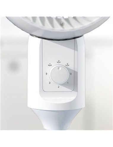 HOMCOM 9'' Air Circulator Fan 3 Speed, 70° Oscillation 90° Vertical Tilt, Carry Handle, Pedestal Fan, Pedestal Fan for Living Ro