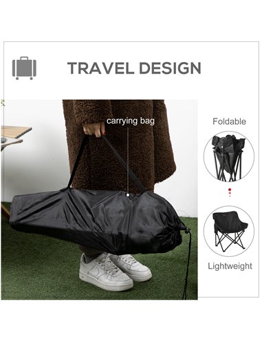 Outsunny Camping Tent with Inflatable Mattress and Camping Table&Chair, 2-3 Person Dome Tent with Sewn-in Groundsheet, Portable 