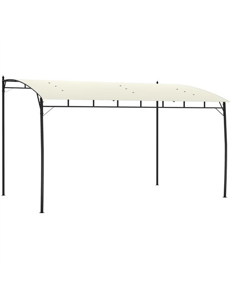 Outsunny 3 x 4m Metal Frame Pergola - Cream - pic 128289 | FastDaddyshop