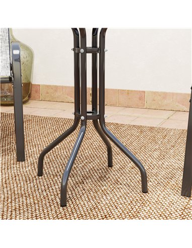 Outsunny Three-Piece Outdoor Garden Set - Grey