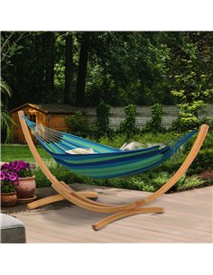 Outsunny 3.25m Wooden Hammock Stand 2