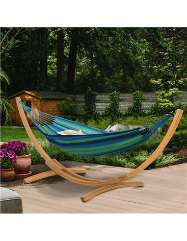 Outsunny 3(m) Wooden Hammock Stand Universal Garden Picnic Camp Accessories