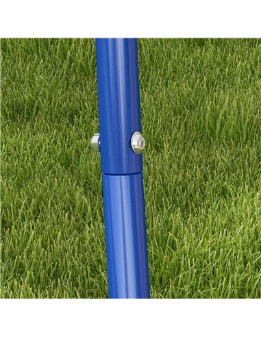 Outsunny Two-In-One Toddler Garden Swing, with Comfortable Seat, Safety Belt - Orange and Blue