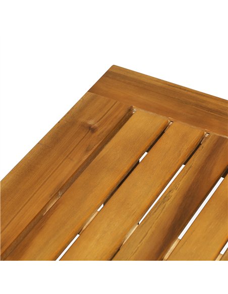 Outsunny 45 x 90cm Acacia Wood Two-Tier Garden Table - pic 128828 | FastDaddyshop