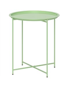 Outsunny Steel Removable Tray Top Garden Table - Green