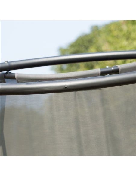 Outsunny Double Hammock Chair Sun Lounger Outdoor Patio Garden Swing Rock Seat Grey - pic 12908 | FastDaddyshop