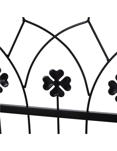 Outsunny Garden Outdoor Entrance Arch with Door Outdoor Patio Decoration for Rose Trellis Arbour Climbing Plant 131L x 49W x 200 - pic 129448 | FastDaddyshop