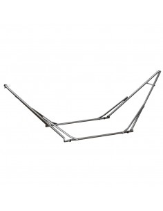 Outsunny Foldable Hammock Stand, Load Capacity 120kg Black