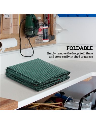 Outsunny Garden Waste Bags, 272L x 3 Heavy Duty Garden Bags, Foldable and Reusable Garden Sacks with Handles for Collecting Gard