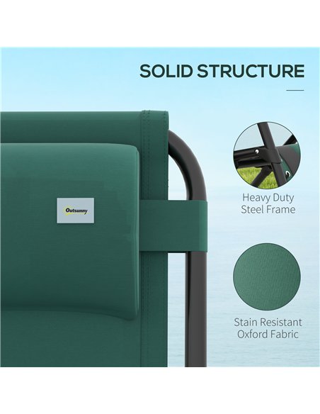 Outsunny Zero Gravity Lounger Chair, Folding Reclining Patio Chair with Padded Seat, Cup Holder, Soft Cushion and Headrest for P - pic 129653 | FastDaddyshop