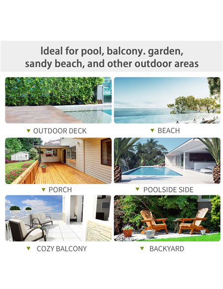 Outsunny 6-Seater Rattan Dining Set Garden Furniture Patio Rectangular Table Cube Chairs Outdoor Fire Retardant Sponge Black - pic 12984 | FastDaddyshop