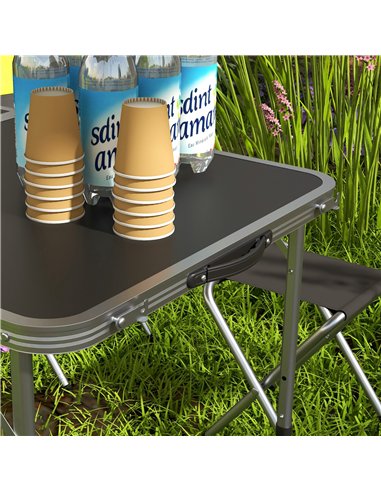 Outsunny Four-Person Foldable Aluminium Picnic Set