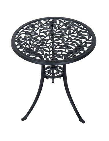 Outsunny 3 Pcs Cast Aluminum Bistro Set Garden Furniture Dining Table Chairs Antique Outdoor Seat Patio Seater