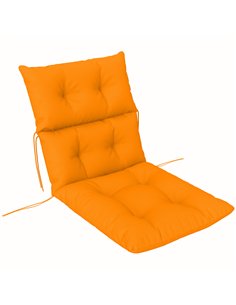 Outsunny 115 x 56cm Rocking Chair Padded Seat Cushion - Orange