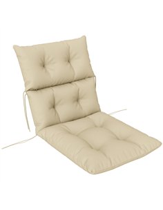Outsunny 115 x 56cm Rocking Chair Padded Seat Cushion - Beige