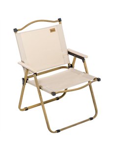 Outsunny Camping Chair for Adults, Lightweight Folding Chair, Portable Chair for Camping, Fishing, Beach and Outdoor Travel, Kha