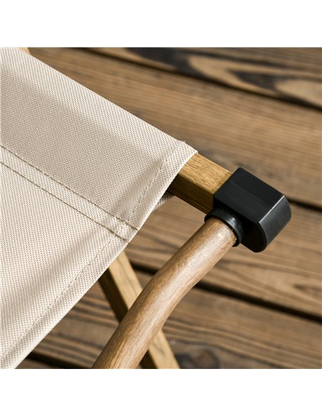 Outsunny Camping Chair for Adults, Lightweight Folding Chair, Portable Chair for Camping, Fishing, Beach and Outdoor Travel, Kha - pic 130295 | FastDaddyshop