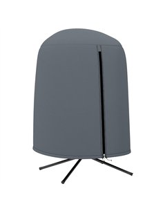 Outsunny 190 x Φ128cm Hanging Egg Chair Furniture Cover - Grey