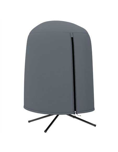 Outsunny 190 x Φ128cm Hanging Egg Chair Furniture Cover - Grey - pic 130305 | FastDaddyshop