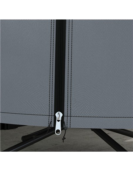 Outsunny 190 x Φ128cm Hanging Egg Chair Furniture Cover - Grey - pic 130312 | FastDaddyshop