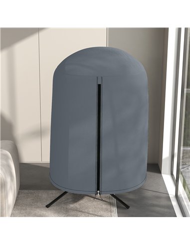 Outsunny 190 x Φ128cm Hanging Egg Chair Furniture Cover - Grey