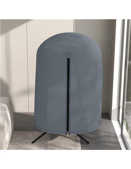 Outsunny 190 x Φ128cm Hanging Egg Chair Furniture Cover - Grey - pic 130313 | FastDaddyshop