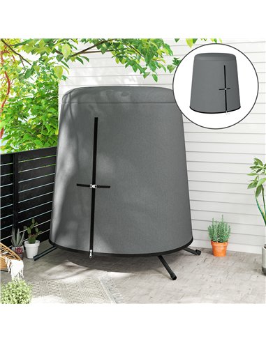 Outsunny 196 x 230 cm Hanging Egg Chair Protective Cover - Grey
