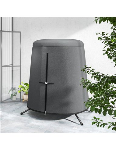 Outsunny 196 x 230 cm Hanging Egg Chair Protective Cover - Grey