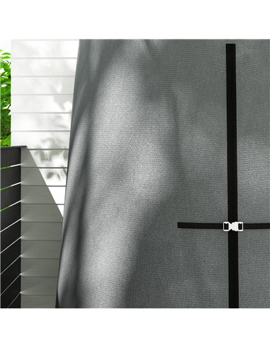 Outsunny 196 x 230 cm Hanging Egg Chair Protective Cover - Grey