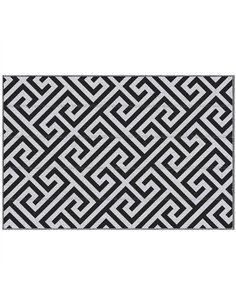 Outsunny 121 x 182 cm(4x6ft) Outdoor Rug Reversible Mat Plastic Straw Rug Portable RV Camping Mat for Garden Deck Picnic Indoor,