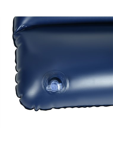 Outsunny Inflatable Double Air Bed, with Hand Pump - Blue