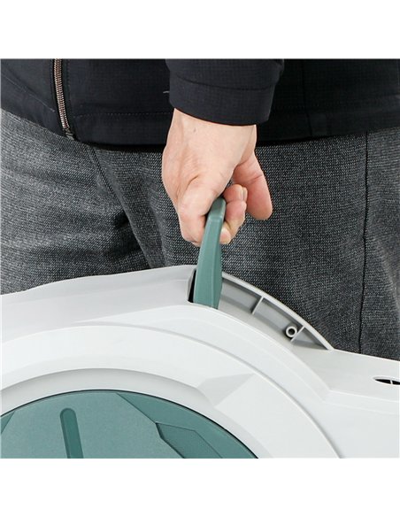 Outsunny Retractable Hose Reel Wall Mounted, 30+2m Garden Hose Pipe Reel with Lock, Auto Rewind, 7 in 1 Spray Nozzle, Includes W - pic 130583 | FastDaddyshop