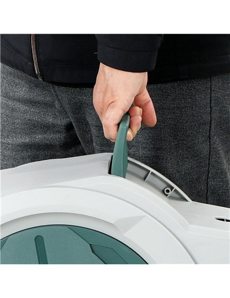 Outsunny Retractable Hose Reel Wall Mounted, 20+2m Garden Hose Pipe Reel with Lock, Auto Rewind, 7 in 1 Spray Nozzle, Includes W - pic 130592 | FastDaddyshop