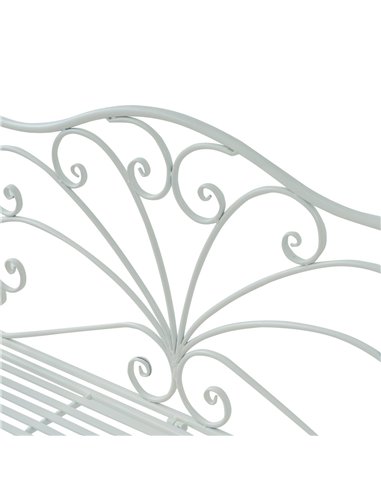 Outsunny Heavy-Duty Garden Bench-White