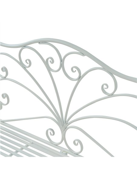 Outsunny Heavy-Duty Garden Bench-White - pic 130644 | FastDaddyshop