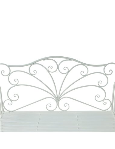 Outsunny Heavy-Duty Garden Bench-White