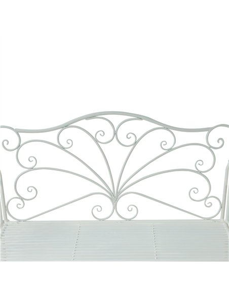 Outsunny Heavy-Duty Garden Bench-White - pic 130645 | FastDaddyshop