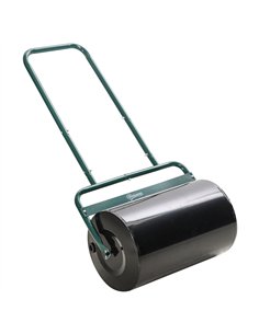 Outsunny 38L Fillable Cylinder Steel Lawn Roller - Dark Green