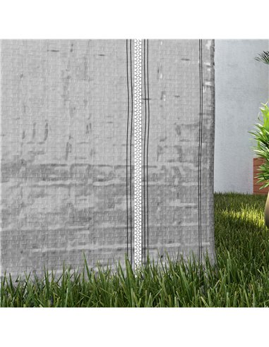 Outsunny 2 x 2m Garden Fabric Storage Tent - Grey