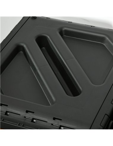 Outsunny 130L Double Chamber Composter - Black